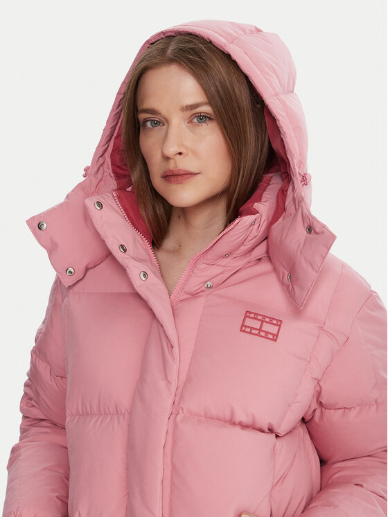 Tommy Jeans Tommy Jeans Daunenjacke Alaska DW0DW21623 Rosa Relaxed Fit