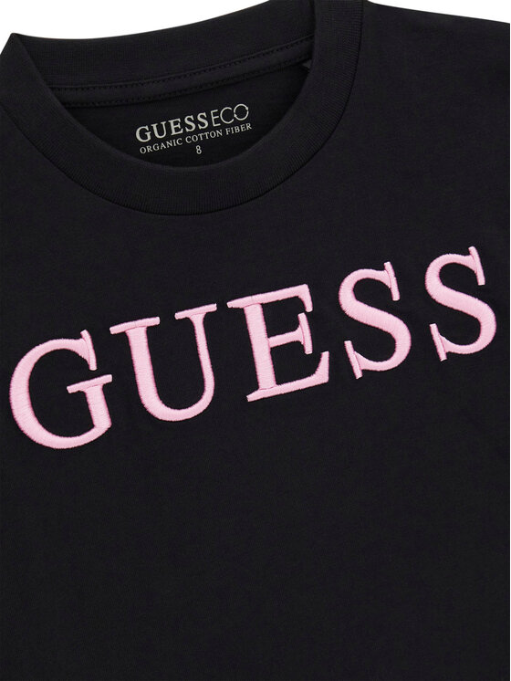 Guess Guess T-Shirt J6RI11 KCNQ4 Czarny Oversize