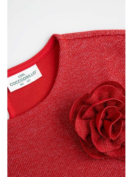 Coccodrillo Coccodrillo Tričko ZC6143202EJG-009 Červená Regular Fit