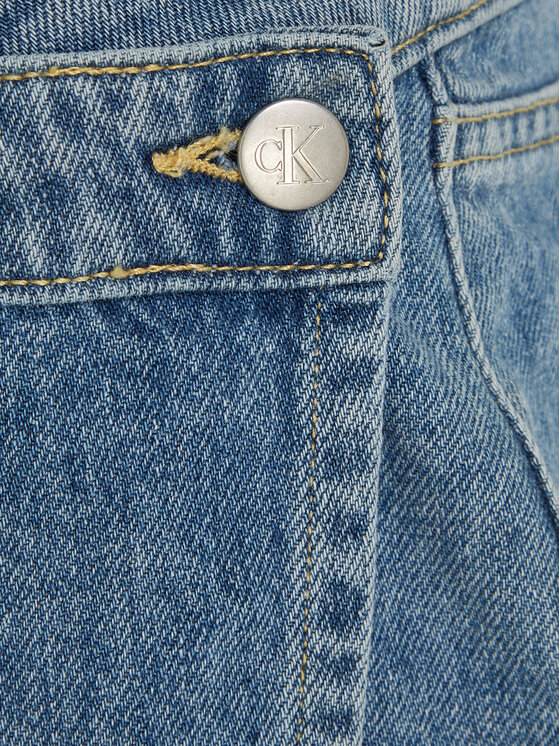 Calvin Klein Jeans Calvin Klein Jeans Džínsová sukňa IG0IG02371 Modrá Regular Fit