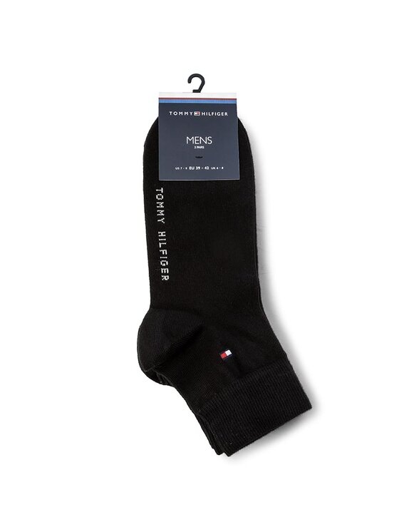 Tommy Hilfiger Tommy Hilfiger 2er-Set niedrige Herrensocken 342025001 Schwarz