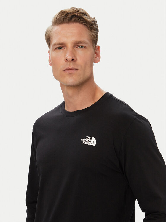 The North Face The North Face S dlouhým rukávem Evolution Box Nse NF0A8B68 Černá Regular Fit