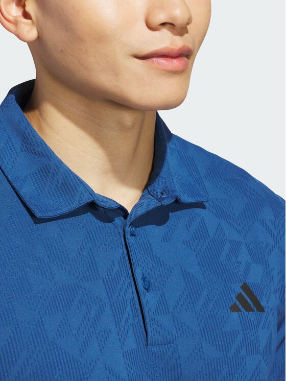 adidas adidas Polo ULTIMATE365 Błękitny Regular Fit