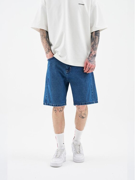 Szorty jeansowe, rozmiar 31, Niebieskie, Krótkie Spodenki Jeansowe Męskie Niebieskiee MyStars Blue Basic 33