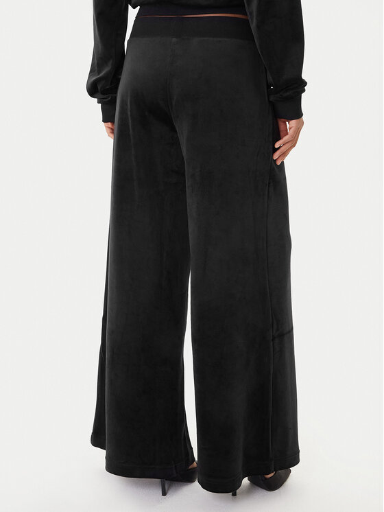 Juicy Couture Juicy Couture Spodnie dresowe Yuka JCBBJ225803 Czarny Wide Leg