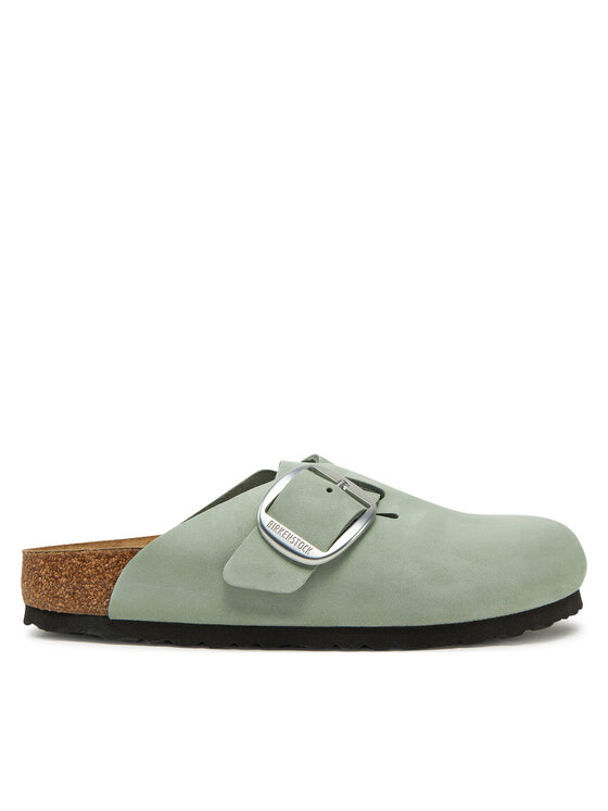 Birkenstock Pantoletten Boston Big Buckle 1029303 Grün, Größe 38