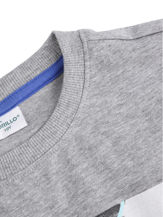 Coccodrillo Coccodrillo Тишърт WC5143206IBJ Сив Regular Fit
