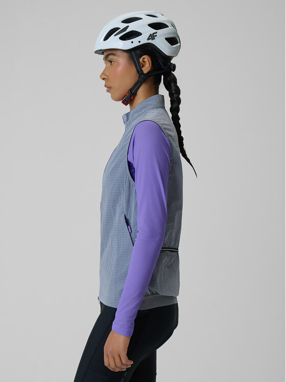 4F 4F Kamizelka GET LOST FEEL FOUND Szary Regular Fit