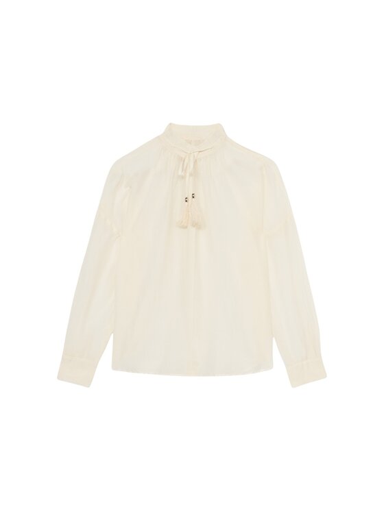 Oltre Oltre Blusa 2231E000334N021 Bianco Regular Fit