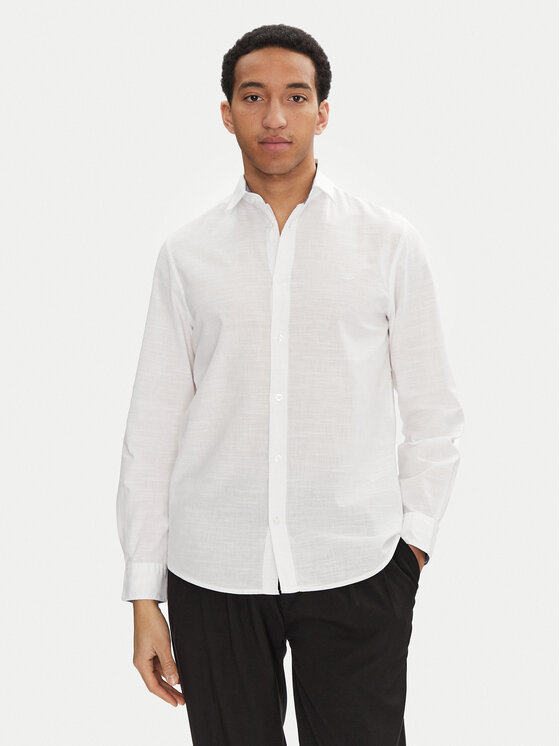 Tom Tailor Tom Tailor Košile 1045087 Bílá Regular Fit