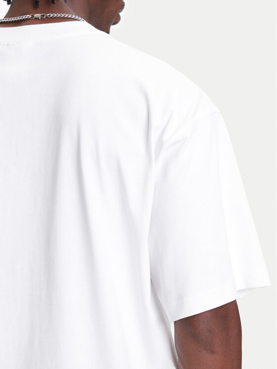 adidas adidas T-Shirt Wabash JW0158 Biały Oversize