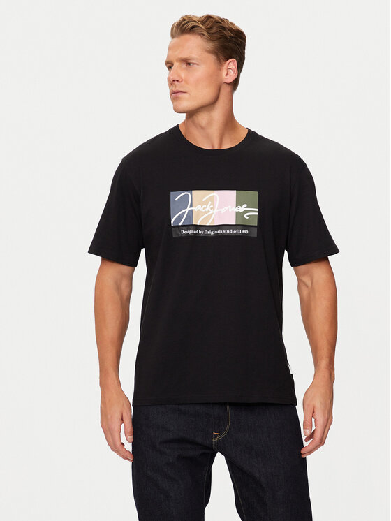 Jack&Jones Jack&Jones Set od 3 majice Portland 12271616 Šarena Relaxed Fit