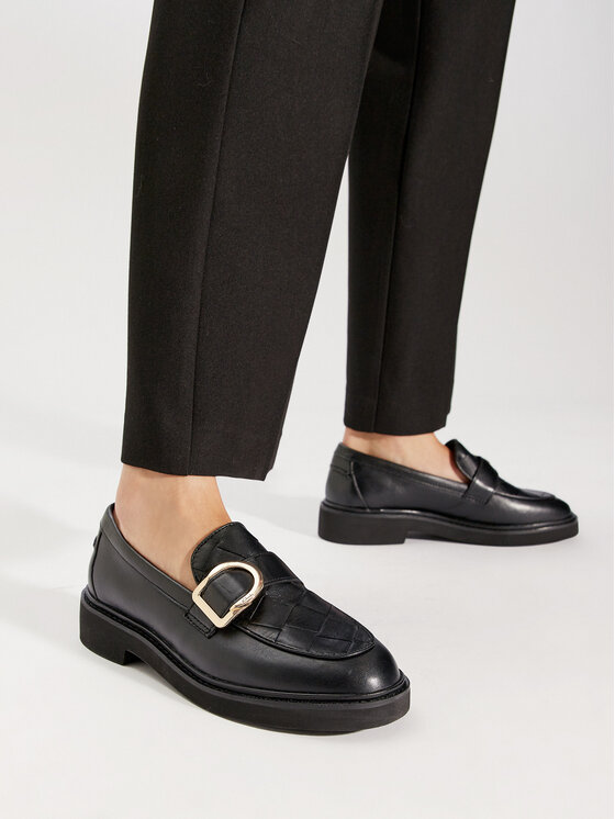 Clarks Clarks Лоуфъри Splend Penny 26176778 Черен