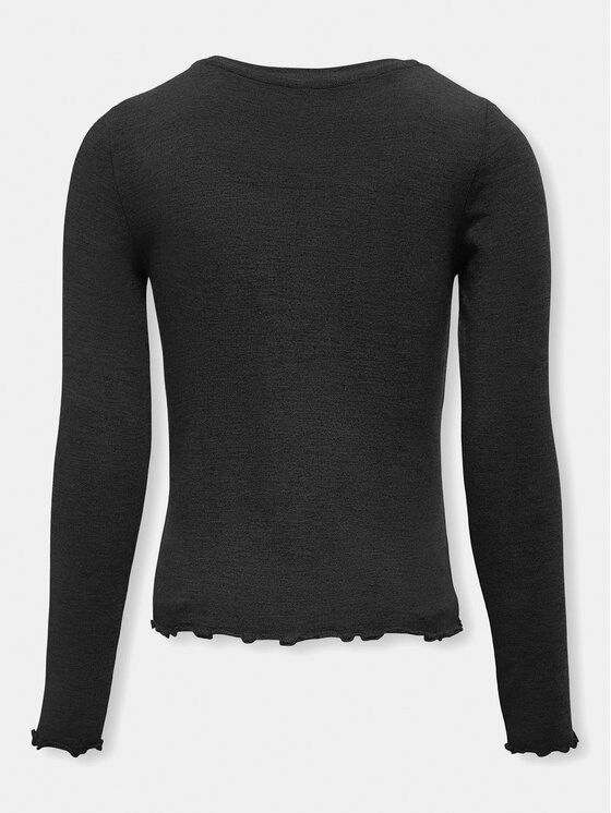 Kids ONLY Kids ONLY Bluzka 15331400 Czarny Slim Fit