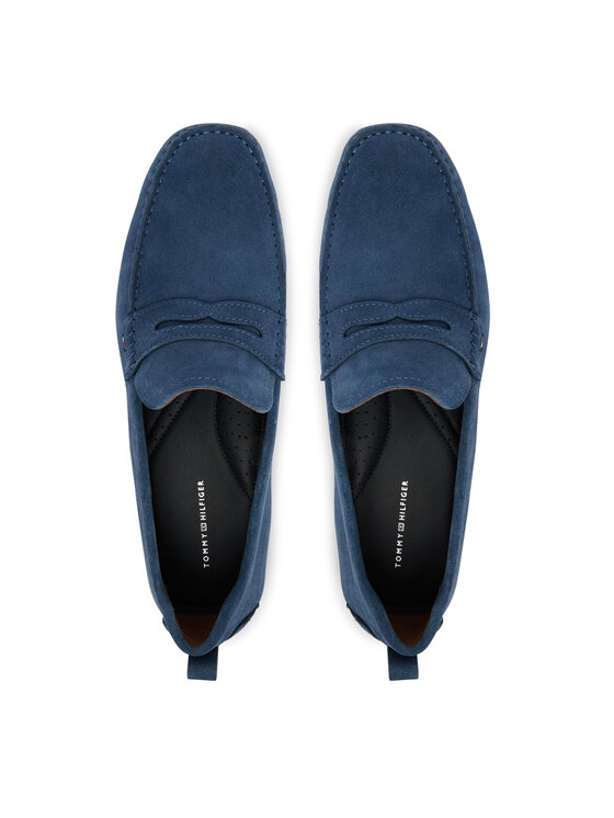 Tommy Hilfiger Tommy Hilfiger Mokasyny Core Hilfiegr Suede Driver FM0FM05789 Niebieski
