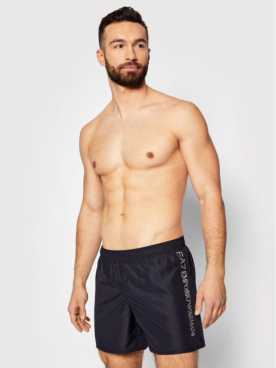 EA7 Emporio Armani EA7 Emporio Armani Плувни шорти 902035 CC720 00020 Черен Regular Fit