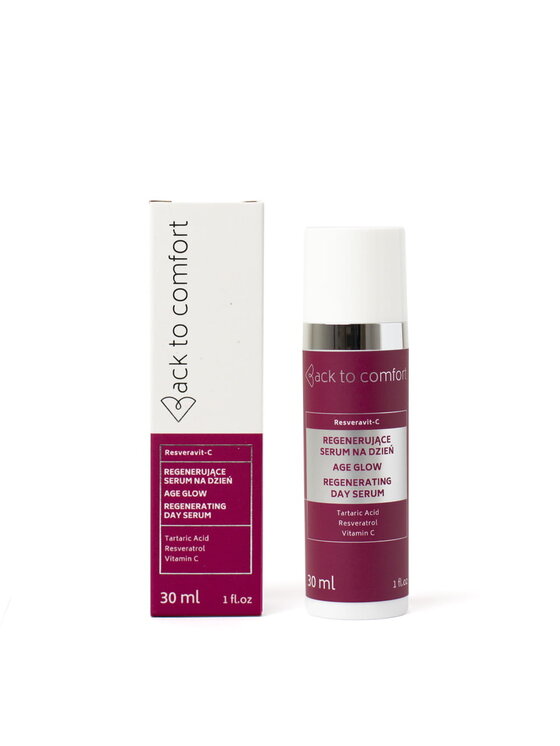 Serum Back To Comfort, Regenerujące serum na dzień AGE GLOW RESVERAVIT-C