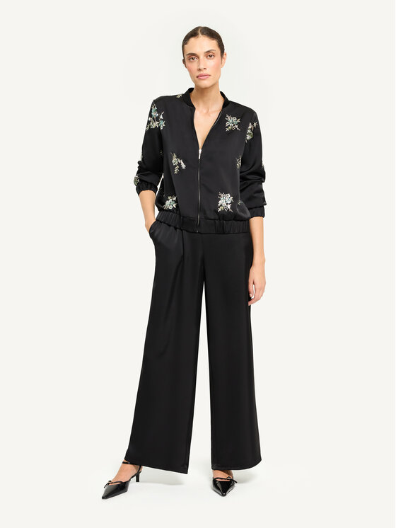 KMX KMX Marynarka 107860007 Czarny Straight Fit