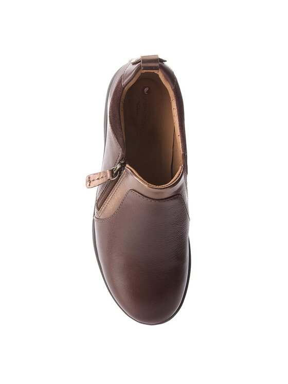 Clarks Clarks Halbschuhe Un Adorn Zip 261370214 Braun