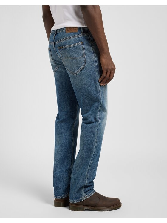 Lee Lee Jeansy WEST Niebieski Straight Fit
