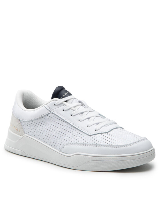 Tommy Hilfiger Tommy Hilfiger Tenisice Elevated Cupsole Perf Lather FM0FM04145 Bijela