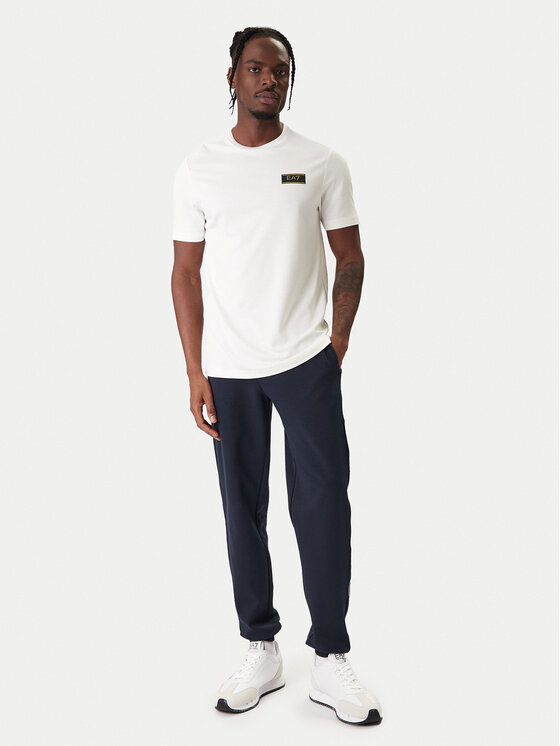 EA7 Emporio Armani EA7 Emporio Armani Póló 7M001331 AF13739 U0004 Ekru Regular Fit