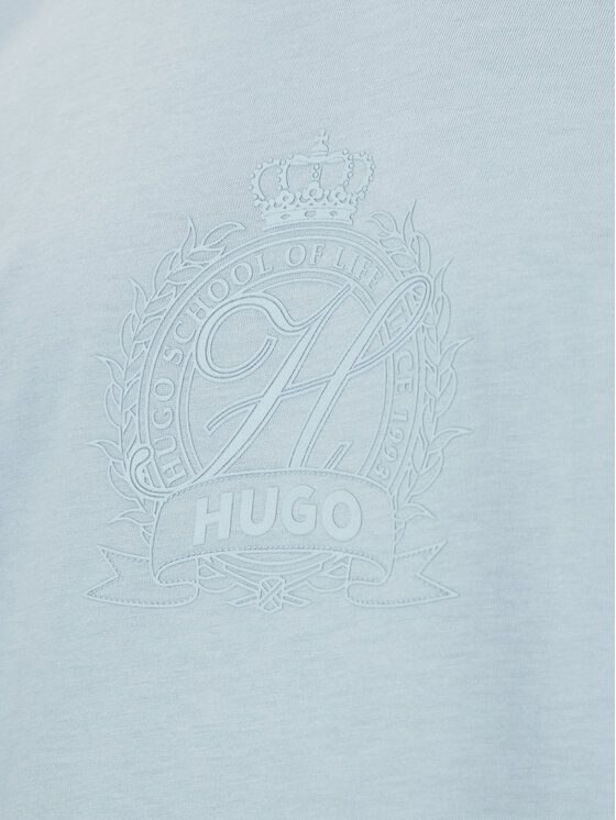 HUGO HUGO T-Shirt 50538246 Błękitny Regular Fit
