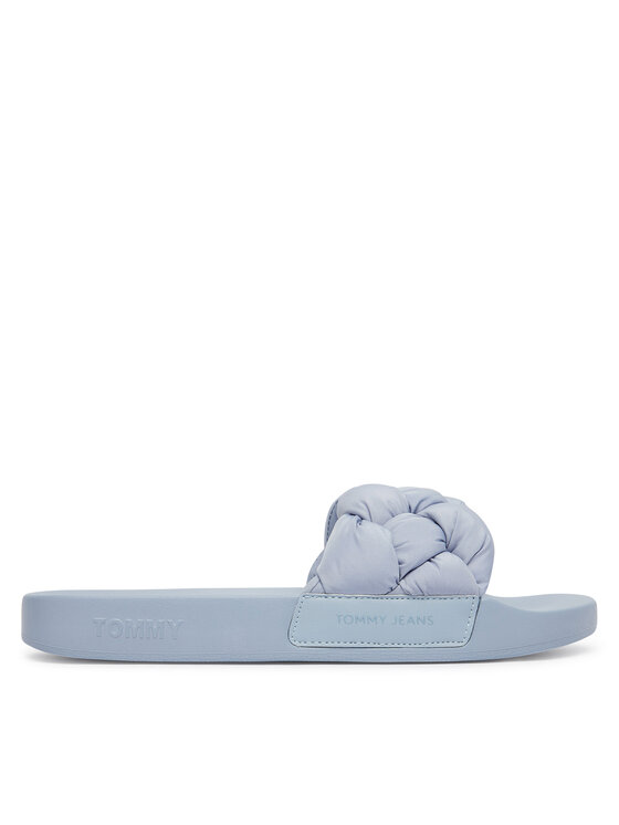 Tommy Jeans Tommy Jeans Šľapky Tjw Braided Slides EN0EN02975 Modrá