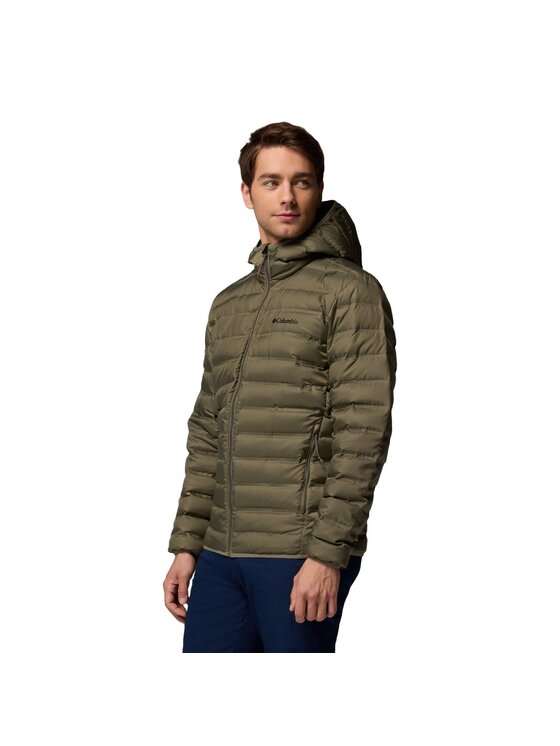 Columbia Columbia Kurtka zimowa Lake 22 II Down Hooded Jacket 2086294397 Zielony Regular Fit