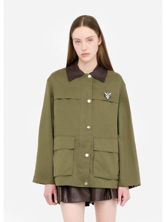 Liu Jo Liu Jo Giacca da donna MF5082T108A90512 Verde Regular Fit