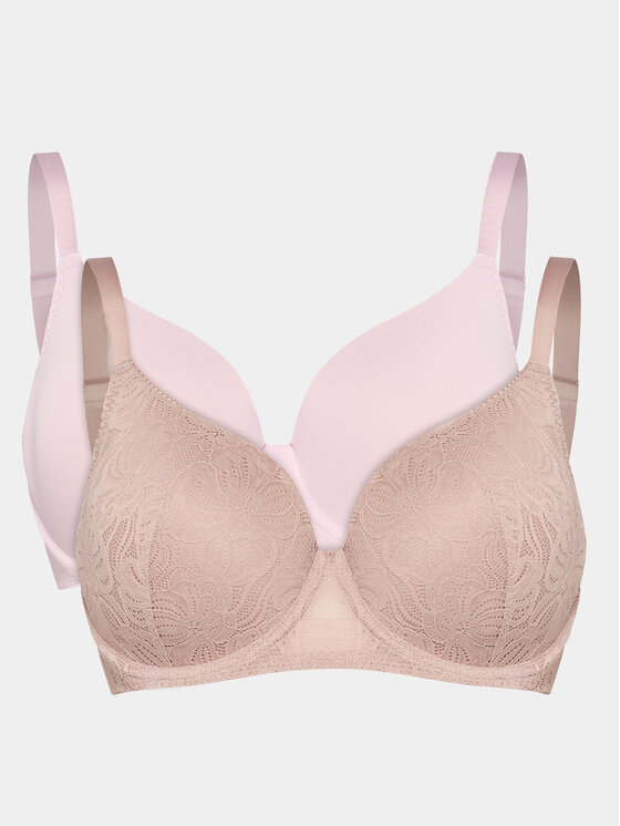 Dorina Set di 2 reggiseni con ferretto Lilith D001890LA094 Multicolore, taglia : 70E