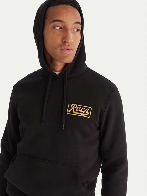 RVCA RVCA Pulóver Frame Up 23A413506 Fekete Regular Fit