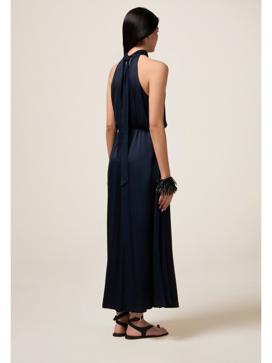 Oltre Oltre Vestito elegante 7033R004988N034 Blu A-Line Fit