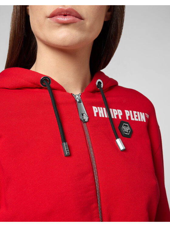 PHILIPP PLEIN PHILIPP PLEIN Bluza 30224 Czerwony Regular Fit