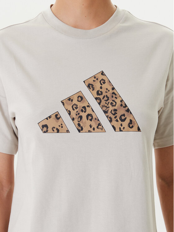 adidas adidas T-shirt Animal Graphic JM4423 Bež Regular Fit