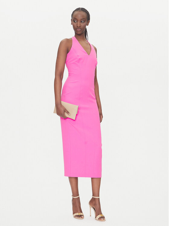 ACCESS FASHION ACCESS FASHION Elegantna obleka 53-3403 Roza Regular Fit