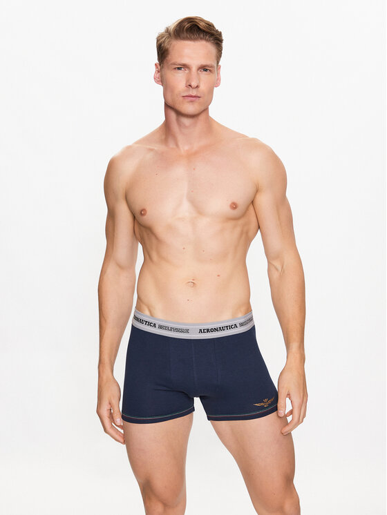 Aeronautica Militare Aeronautica Militare 2 darab boxer AM1UBX004 Sötétkék