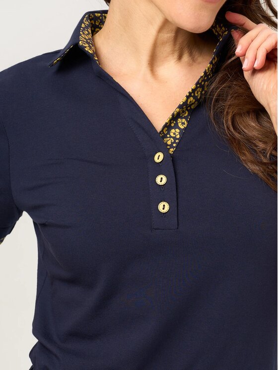 Willsoor Willsoor Polo 70980/2 Biały Slim Fit