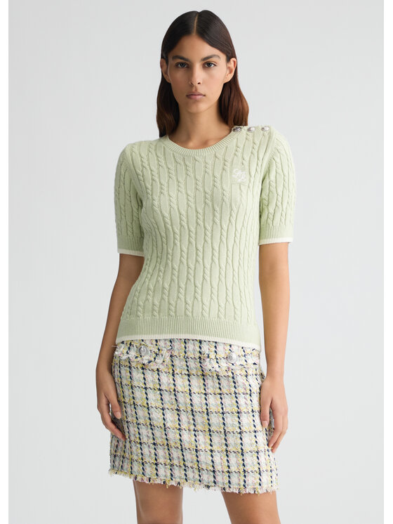 Liu Jo Maglione WA5117MS016C3675 Verde Regular Fit