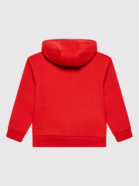 4F 4F Felpa HJZ22-JBLM006 Rosso Regular Fit
