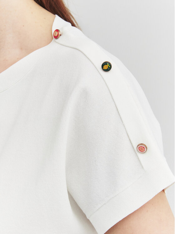 TATUUM TATUUM Bluzka IMILA Biały Classic Fit