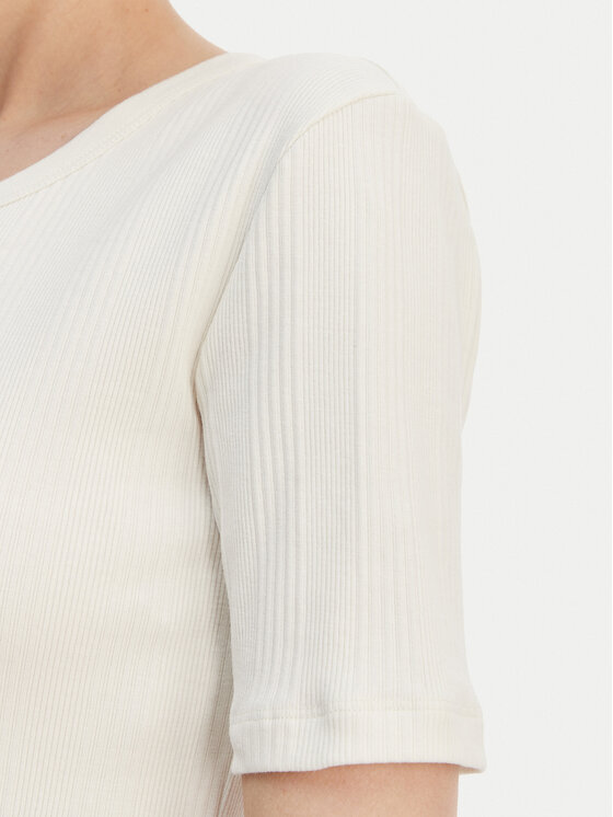 Calvin Klein Calvin Klein Marškinėliai Varigated LV044F211G Écru Slim Fit