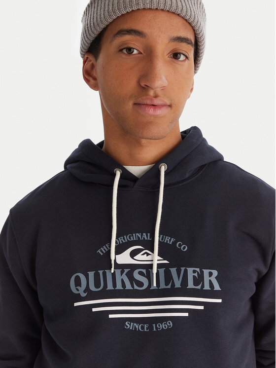 Quiksilver Quiksilver Bluză Screen Fleece Classic EQYFT05137 Bleumarin Regular Fit
