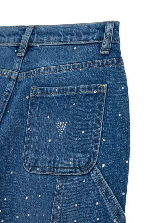 Guess Guess Jeans hlače J6BA01 D2186 Modra Regular Fit