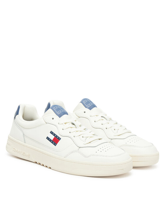 Tommy Jeans Tommy Jeans Sneakersy (New)Tjm Cupsole Leather Ess EM0EM01443 Biały