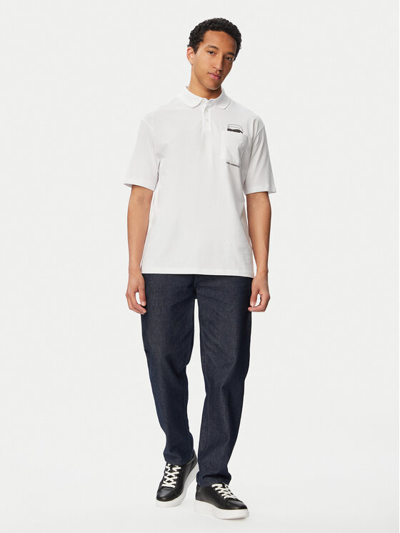KARL LAGERFELD KARL LAGERFELD Poloshirt 745127 561225 Weiß Regular Fit