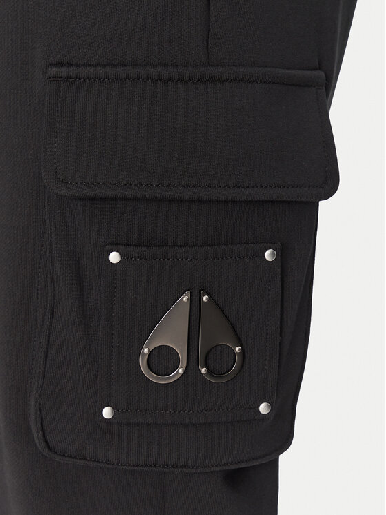 Moose Knuckles Moose Knuckles Долнище анцуг Hartsfield M33MR777 Черен Regular Fit