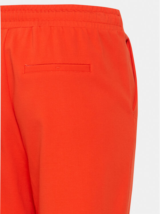 Fransa Fransa Kalhoty z materiálu 20605622 Červená Regular Fit