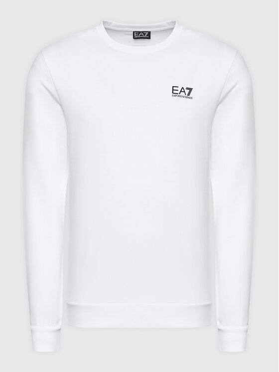 EA7 Emporio Armani EA7 Emporio Armani Džemperis 8NPM52 PJ05Z 1100 Balta Regular Fit