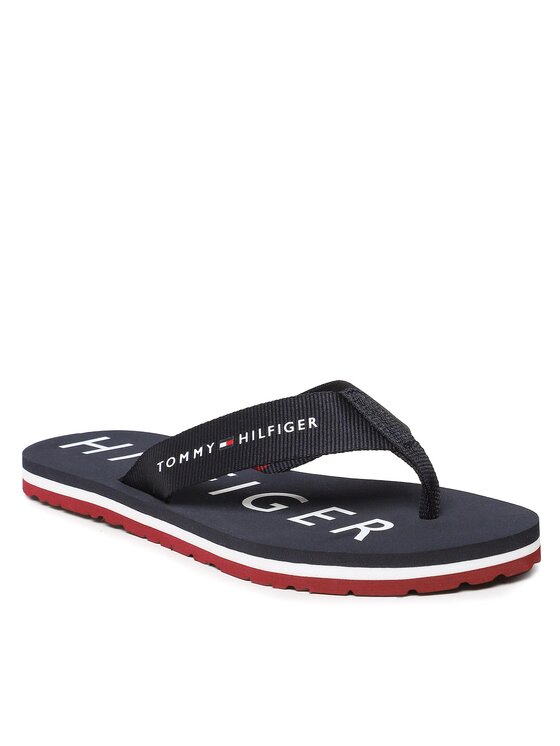 Tommy Hilfiger Джапанки Essential Corp Flip Flop FW0FW07419 Тъмносин